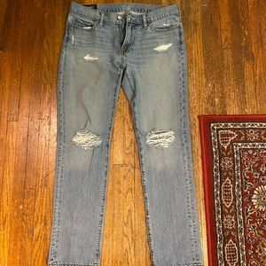 ANF Slim/Skinny Destroyed Medium Wash Jeans 30x30